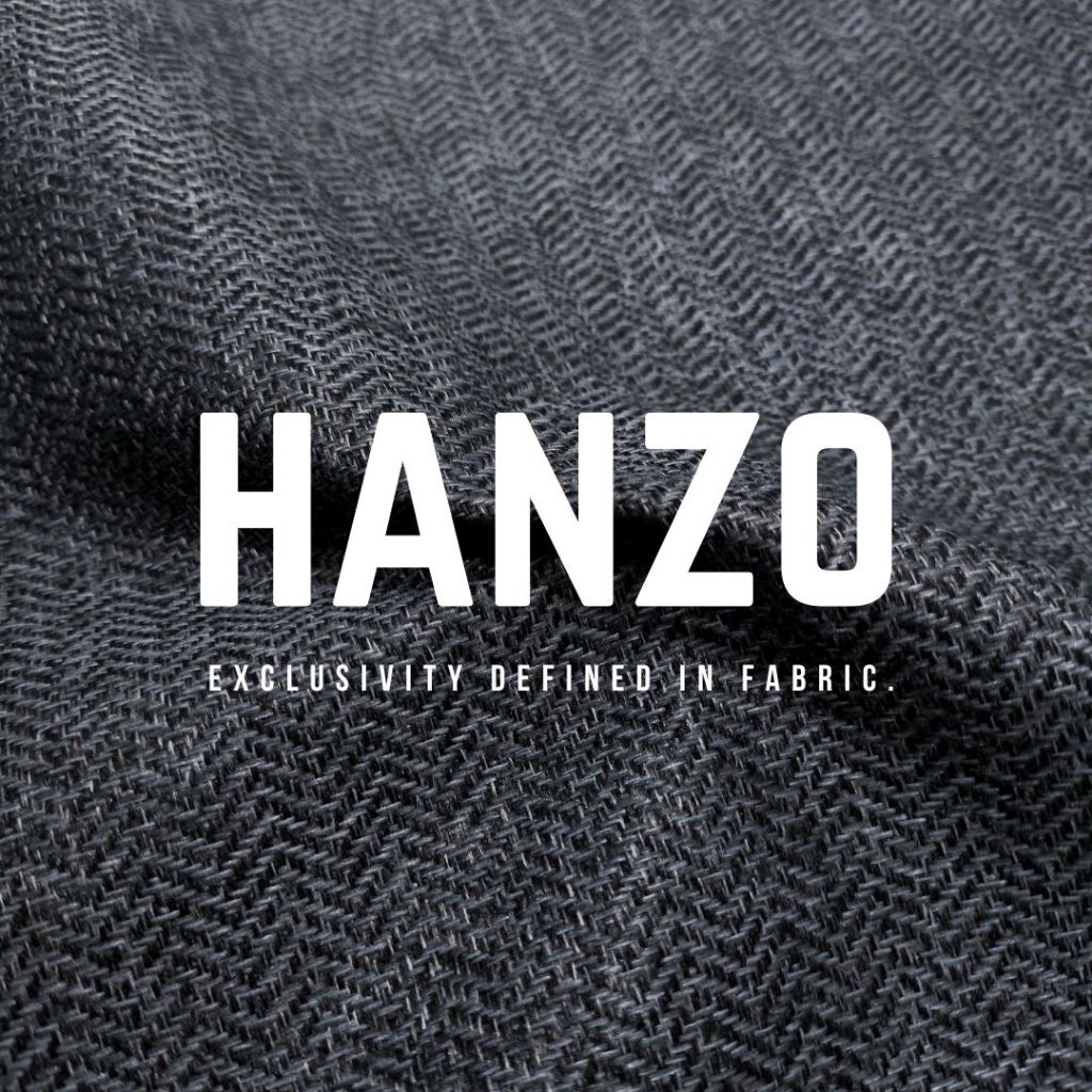 HANZO Kain Polos Herringbone Texture - Bahan Pelapis Sofa / Jok Kursi Polyester Herringbone Kanvas P