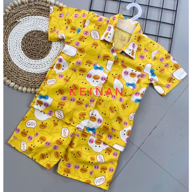Setelan Anak Rayon / Oneset Rayon Anak/ Setelan Rayon Anak Unisex