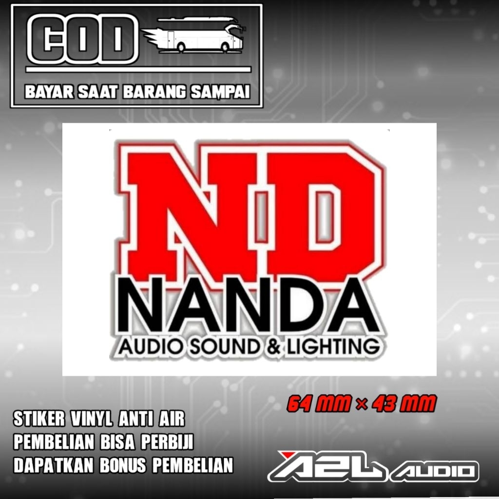 stiker sound nanda audio
