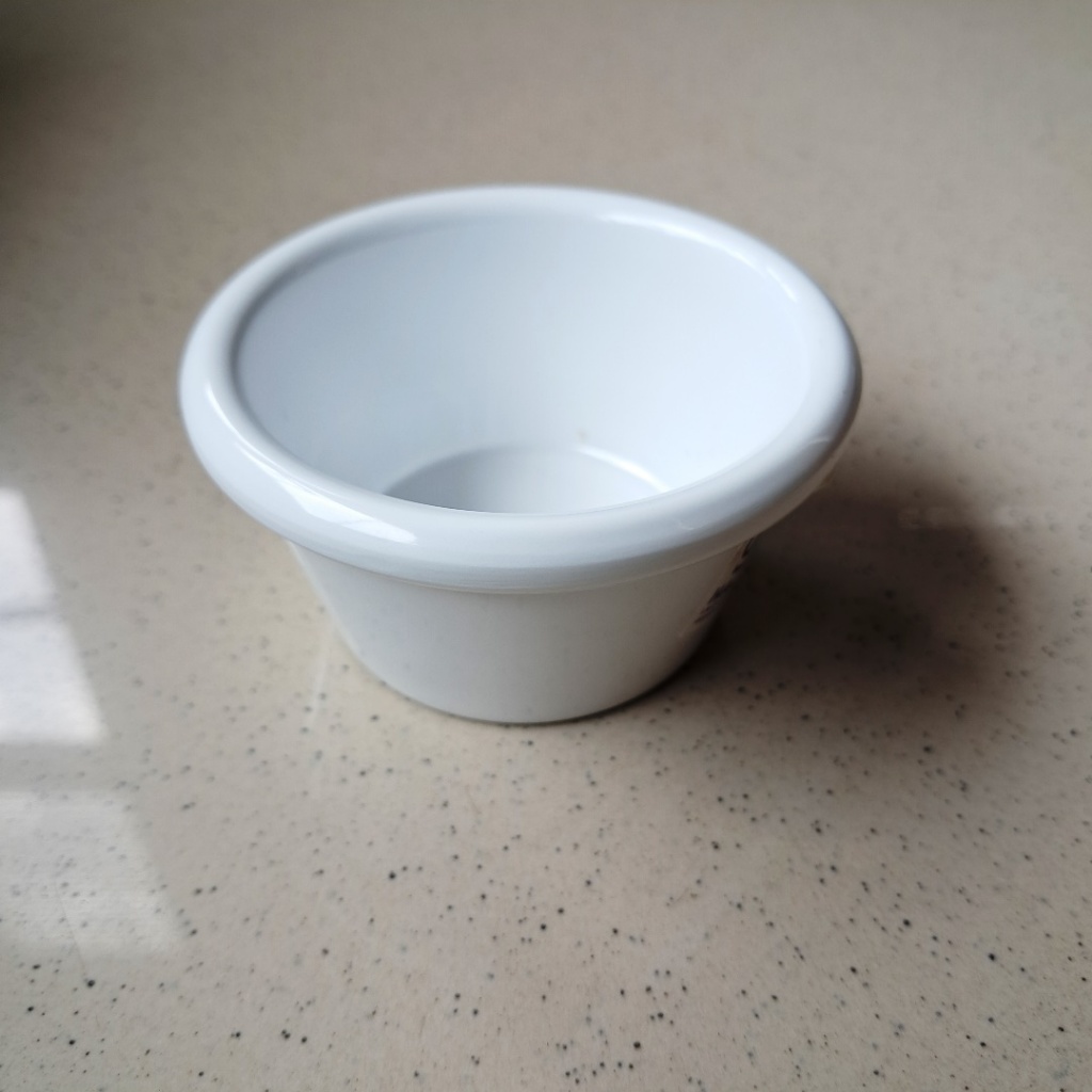 Mangkuk Saus Kecil 7 cm Putih Horeka Porcelaine Melamine - Golden Dragon SC0701