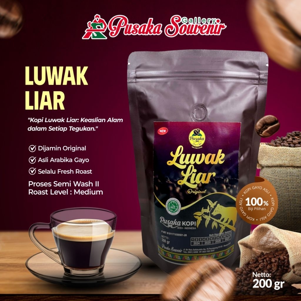 

Kopi Pusaka Luwak Liar| Kopi Gayo aceh