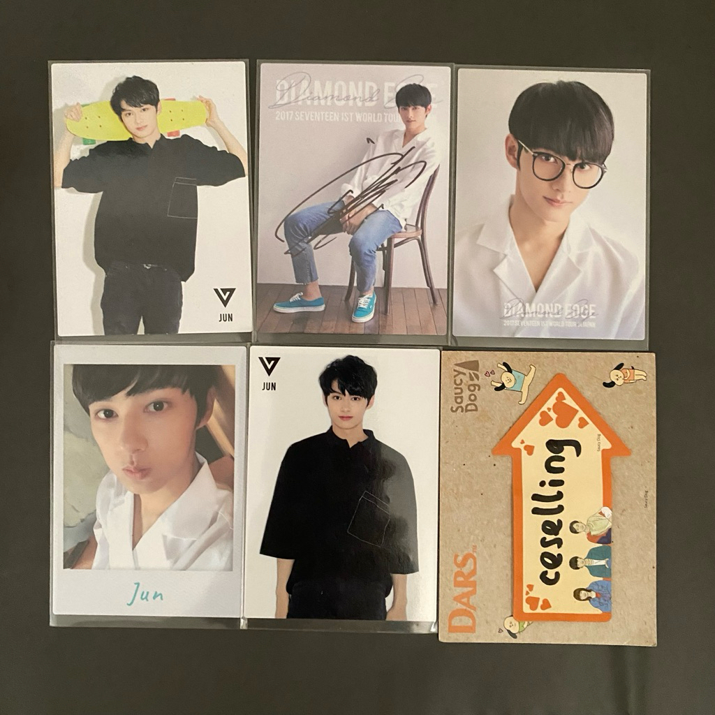SEVENTEEN - Jun Diamond Edge Saitama Signed Japan Trading Card SET