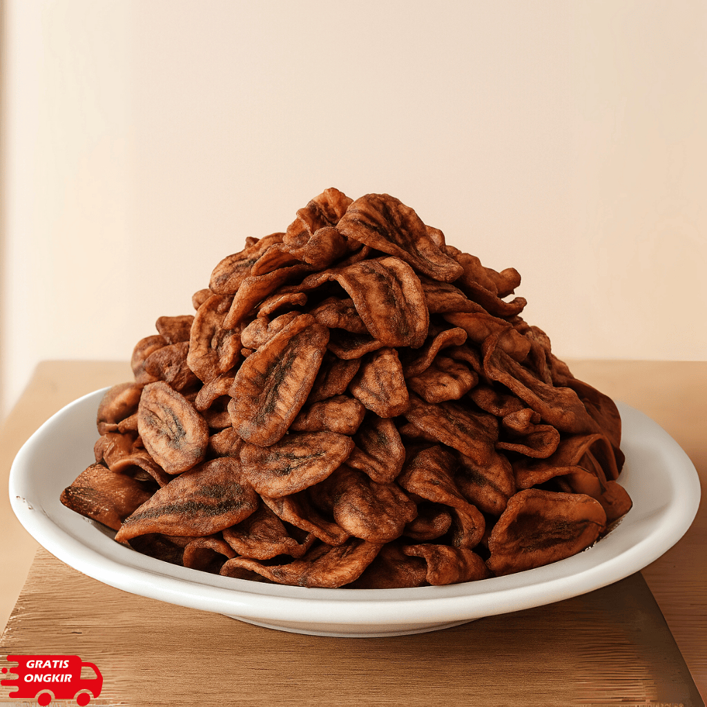 

Keripik Sale Pisang Kering Renyah Manis Khas Cilacap 500 gr