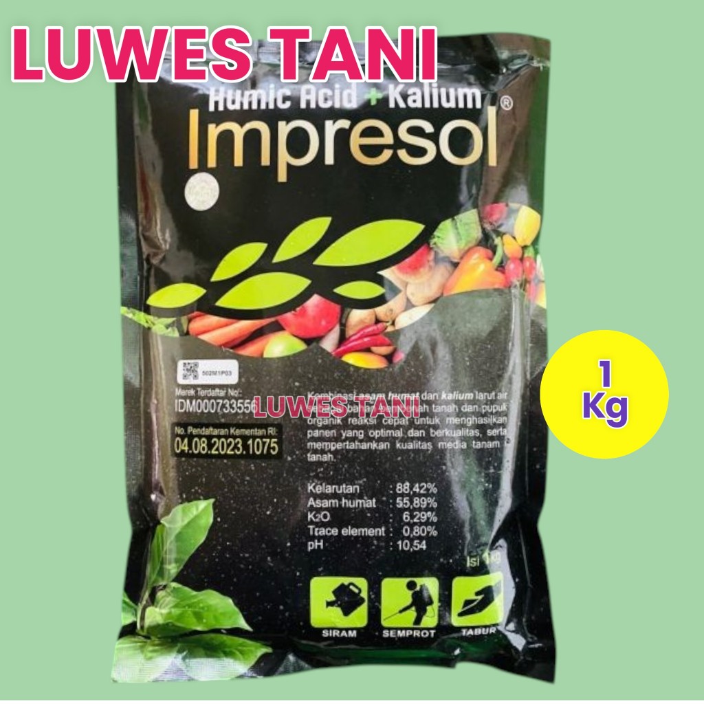 IMPRESOL Humid Acid + Kaliump 1 KG pupuk tinggi kalium