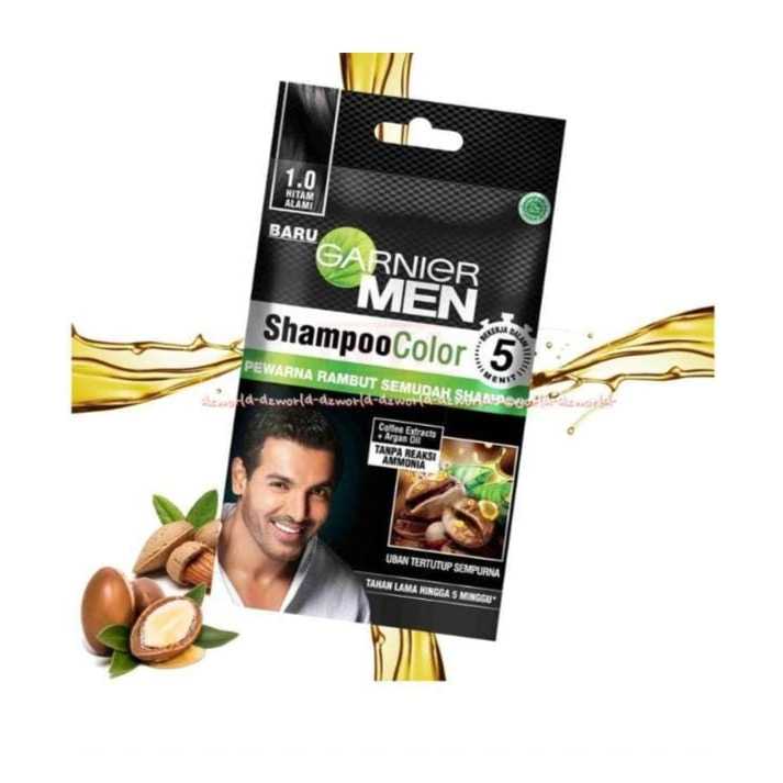 Garnier Men Shampoo Color/Semir Shampoo Pria