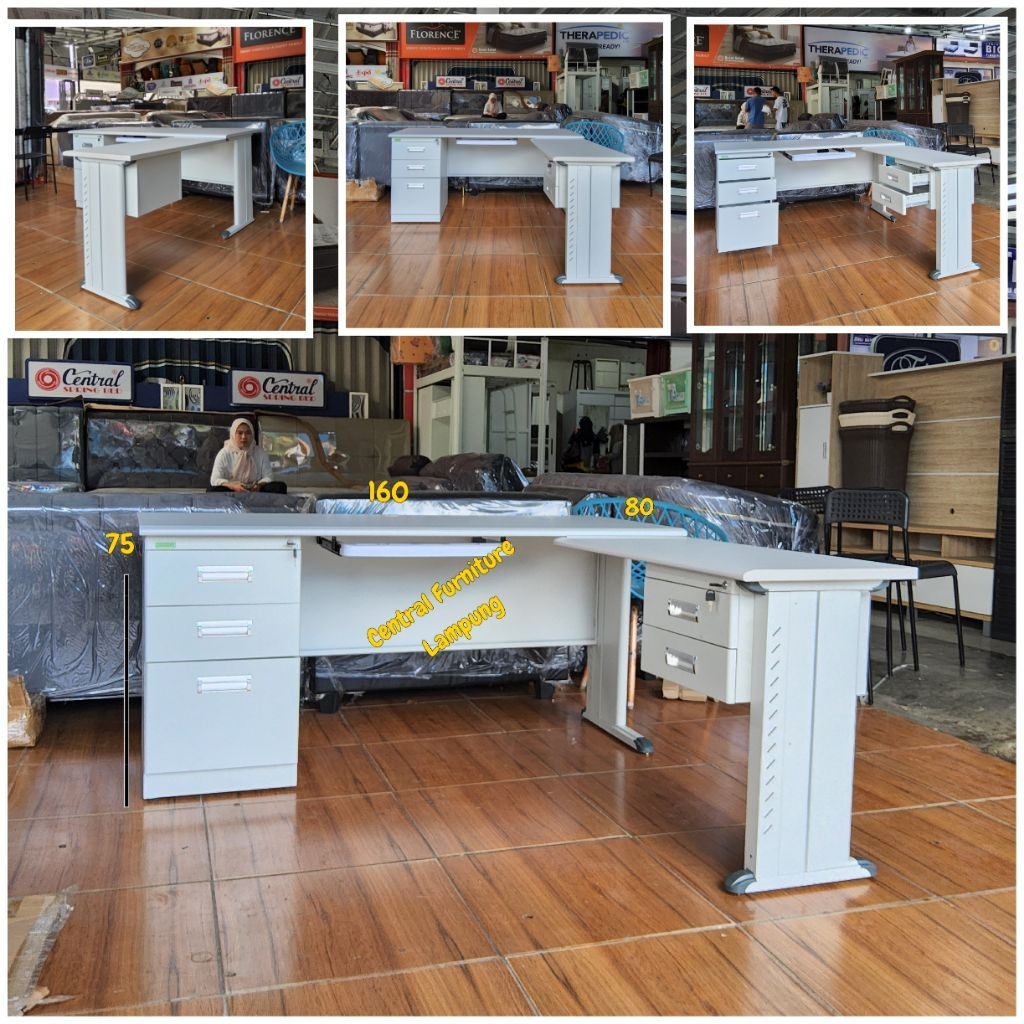 Meja Kantor Sudut Besi OD -L01
