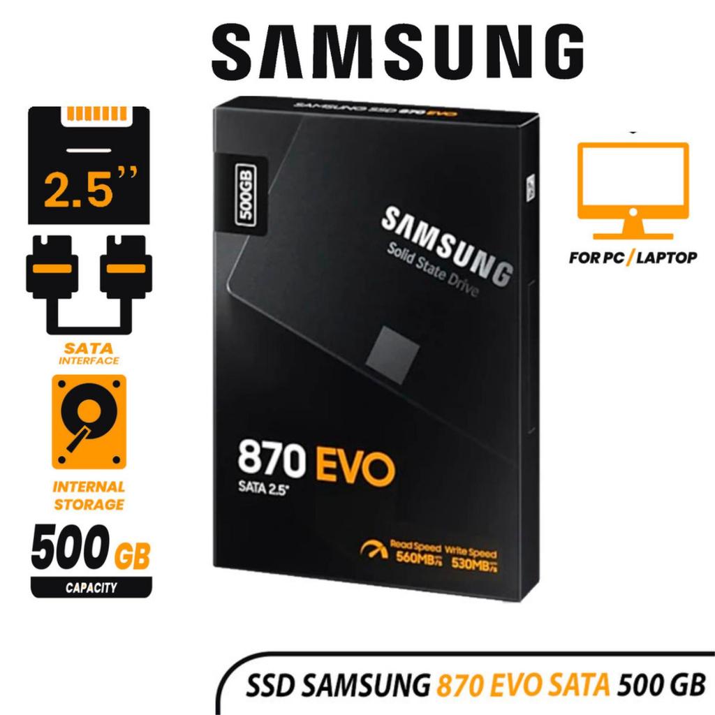 SAMSUNG SSD 870 EVO 500GB 2.5" SATA 870 EVO SSD | Ssd Samsung 500gb
