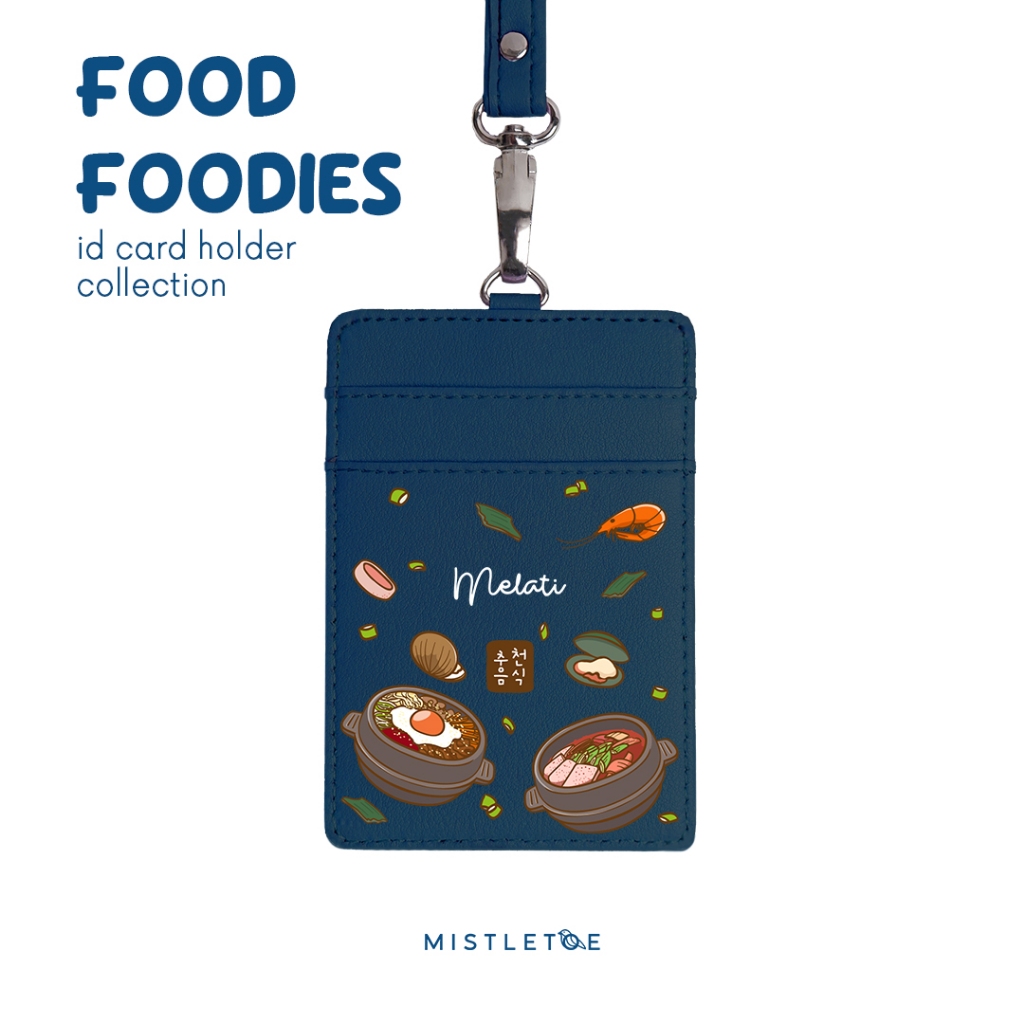 

Food Foodies II Custom ID Card Holder - Lanyard - Name Tag