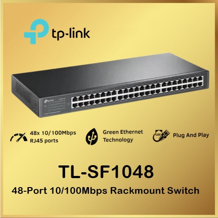 TP-Link TL-SF1048 48-Port 10/100Mbps Rackmount Switch 48 Port SF 1048