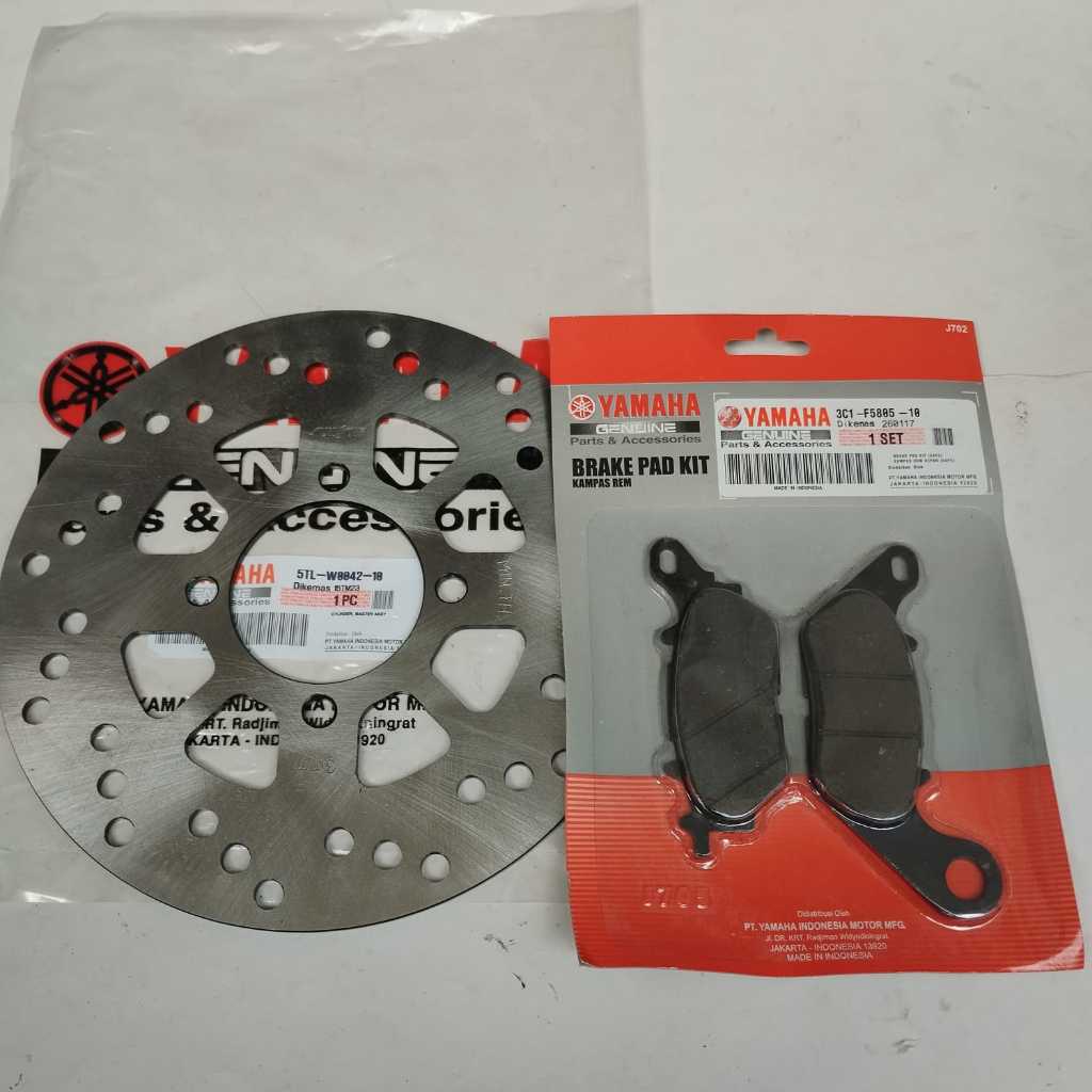 paket piringan cakram mio smile/mio soul karbu/fino karbu piringan lubang 4