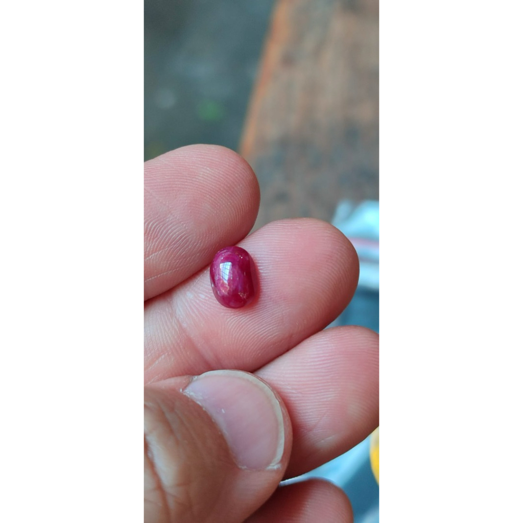 Batu Liontin/ Batu Permata Natural Ruby H-a 1.94ct Original