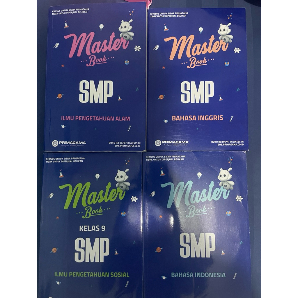 buku master book primagama SMP (preloved)