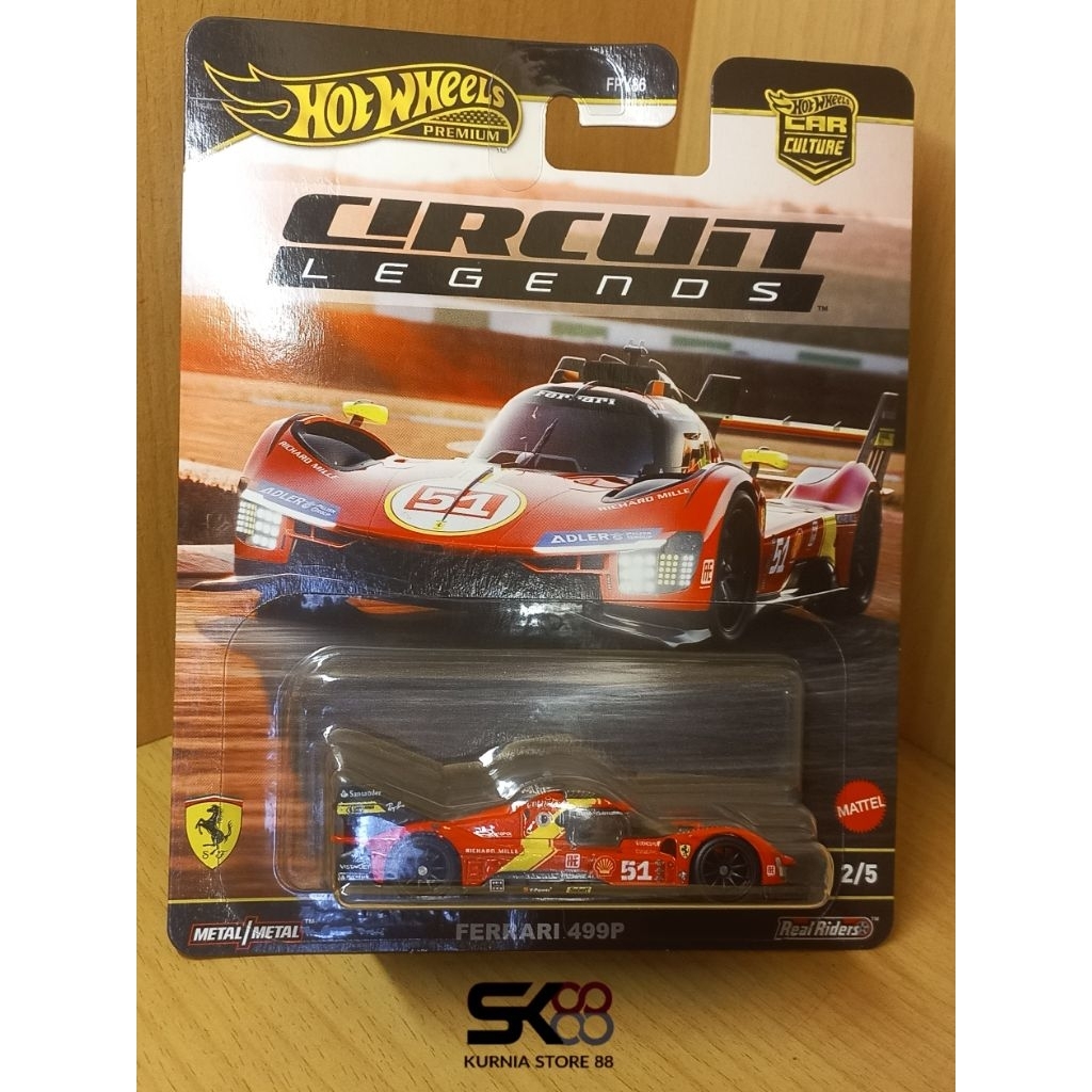 Ferrari 499P Hot Wheels Premium Circuit Legends