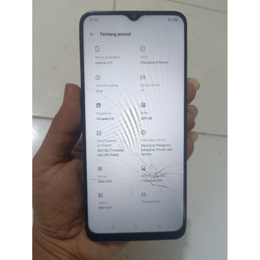 Realme C15 minus