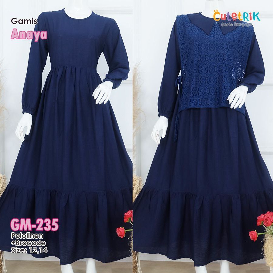Cutetrik Gamis Terbaru Gamis Anak Lebaran 2025 Gamis Anak Brokat Mewah Dress Anak Remaja Muslimah