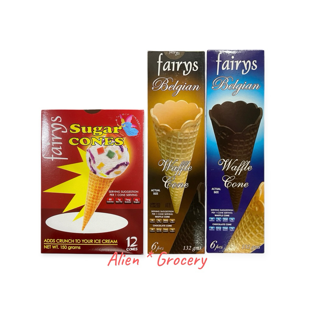

FAIRYS Belgian Waffle Sugar Cones Ice Cream 6pcs 12pcs