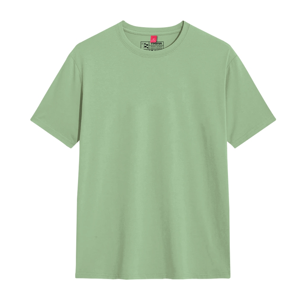 Kaos Polos Lengan Pendek Original Distro Kaos Sage Green