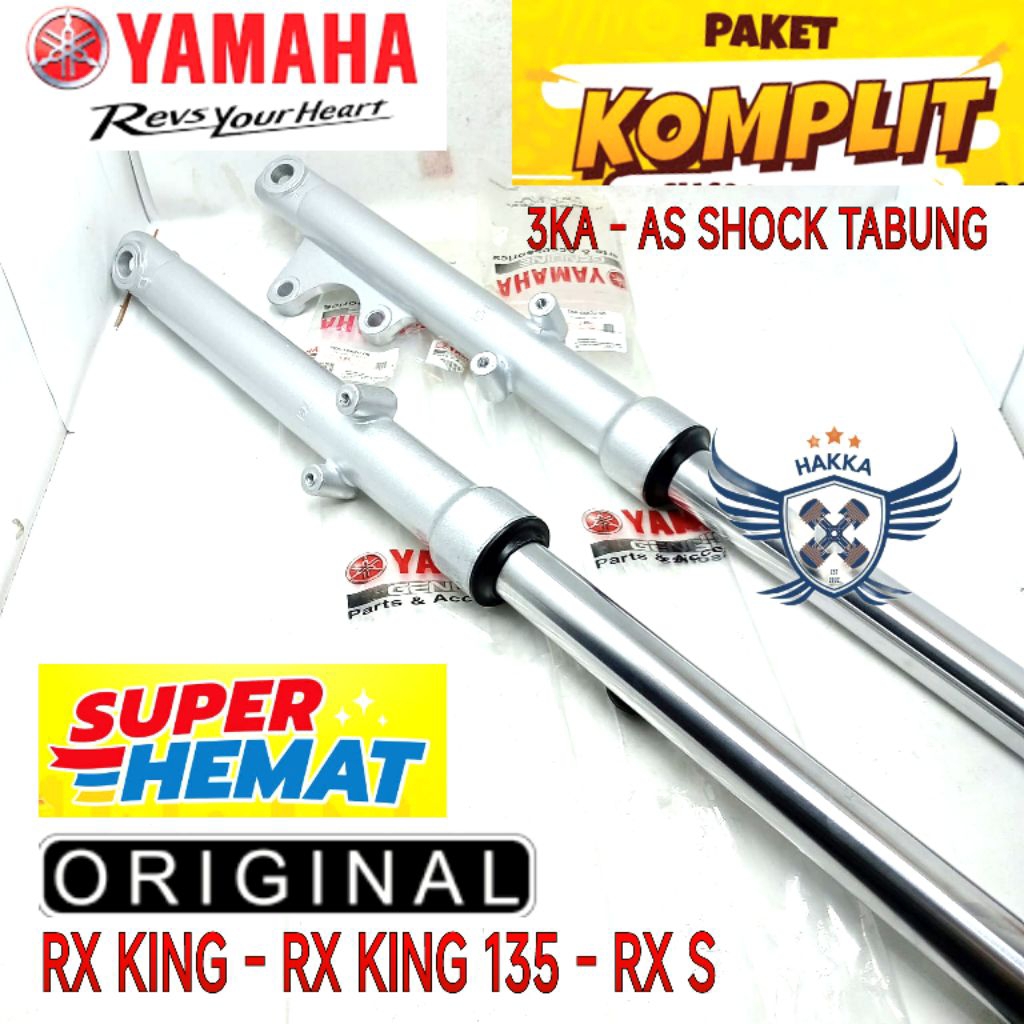 1SET 3KA ORIGINAL AS SHOCK TABUNG YAMAHA RX KING, AS SHOCK TABUNG YAMAHA RX KING 135, AS SHOCK TABUN
