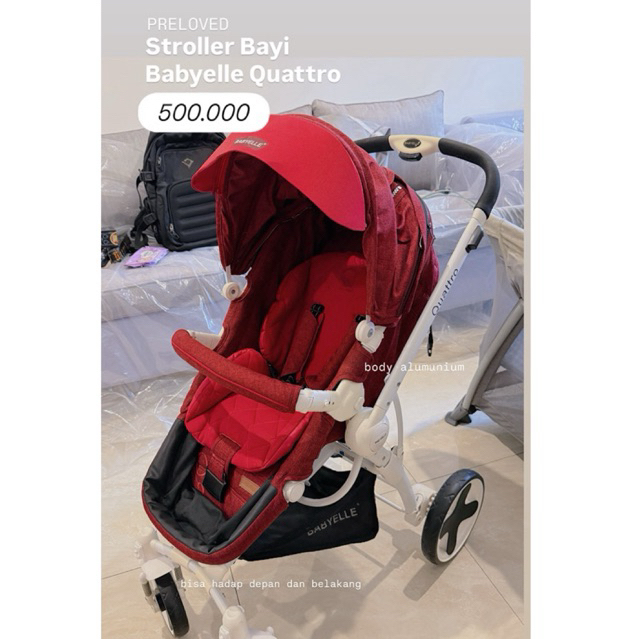 preloved babyelle quattro - stroller kereta dorong bayi