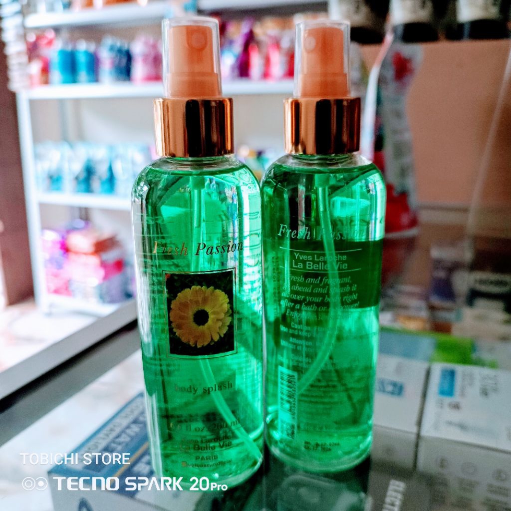 Cote d'Azur Fresh Passion Body Splash 200ml Yves Laroche Le Belle Vie Paris