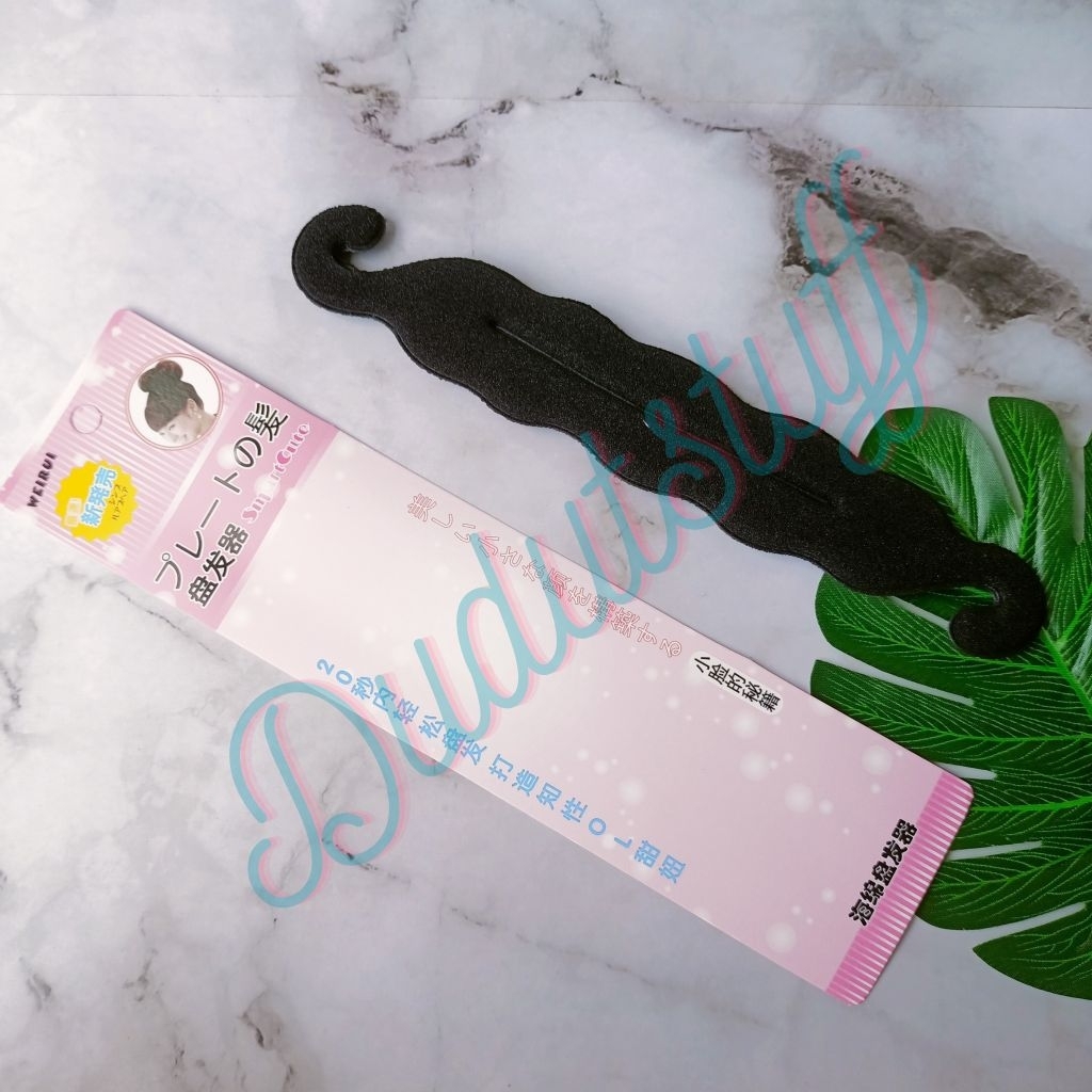 MAGIC SPONGE HARDINI HITAM HAIRBUN DONUT MAKER IKAT RAMBUT CEPOL DONAT HAIR BUN AKSESORIS RAMBUT KOR