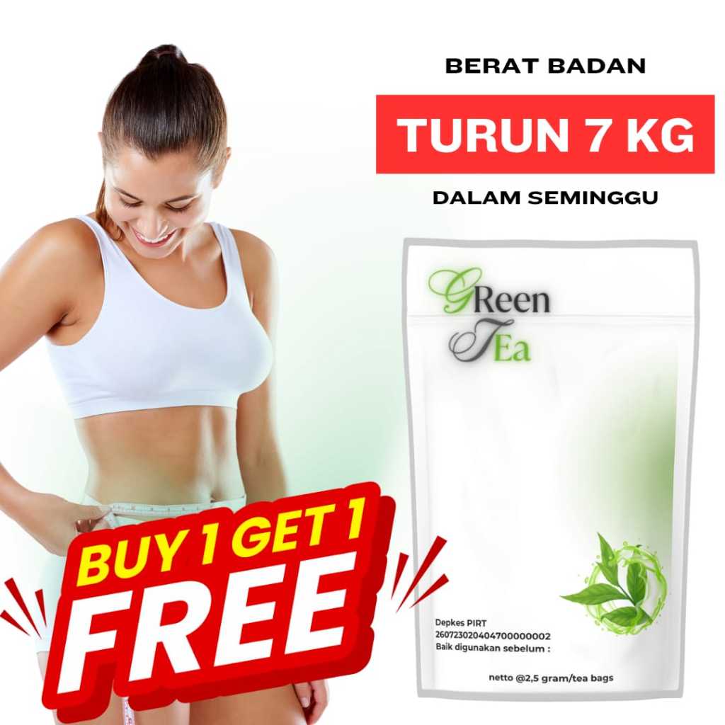 Teh Diet Herbal Slimming Detox Premium Green Tea