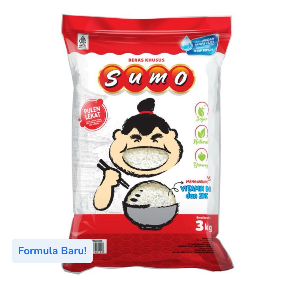 

Beras Sumo merah 3KG 5KG 10 KG 20KG
