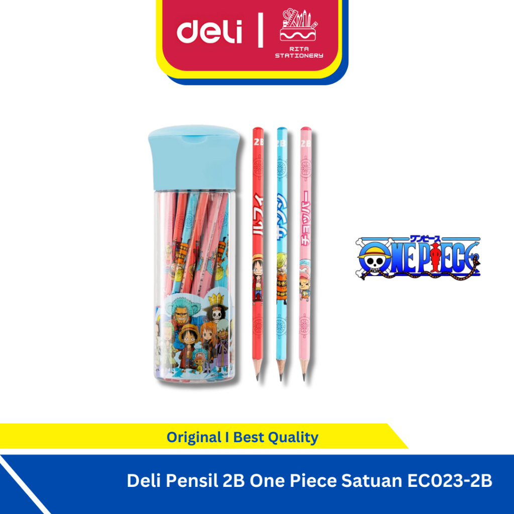 

Deli Pensil 2B One Piece Satuan EC023-2B eceran anak