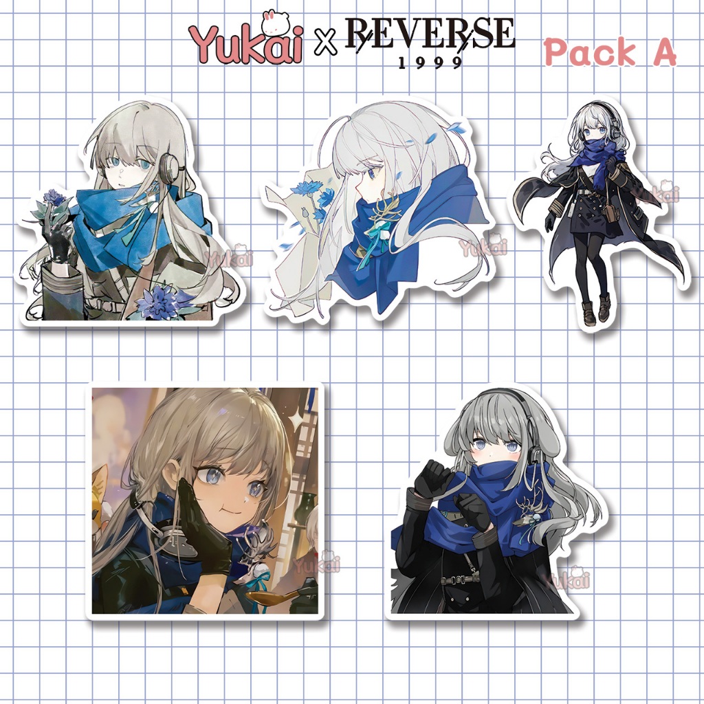Stiker Bkornblume Reverse 1999 Premium - Sticker Pack Anime Waterproof