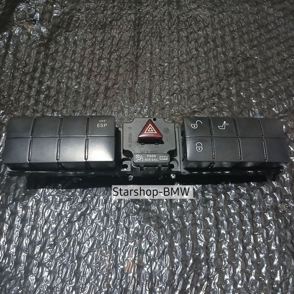 Tombol Switch Hazard Central Lock ESP Mercedes Benz  W203 Facelift