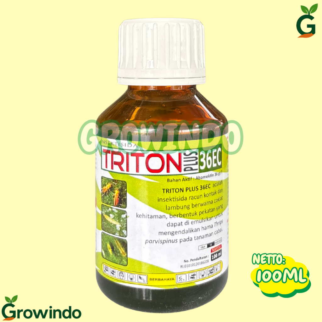 Insektisida TRITON 36EC 100ml Racun Ulat & Penggerek Batang