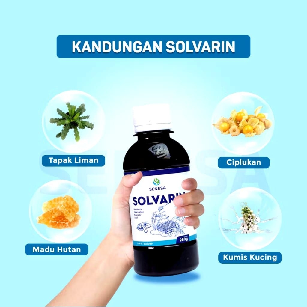 Madu Solvarin - Membantu Melancarkan Buang Air Kecil