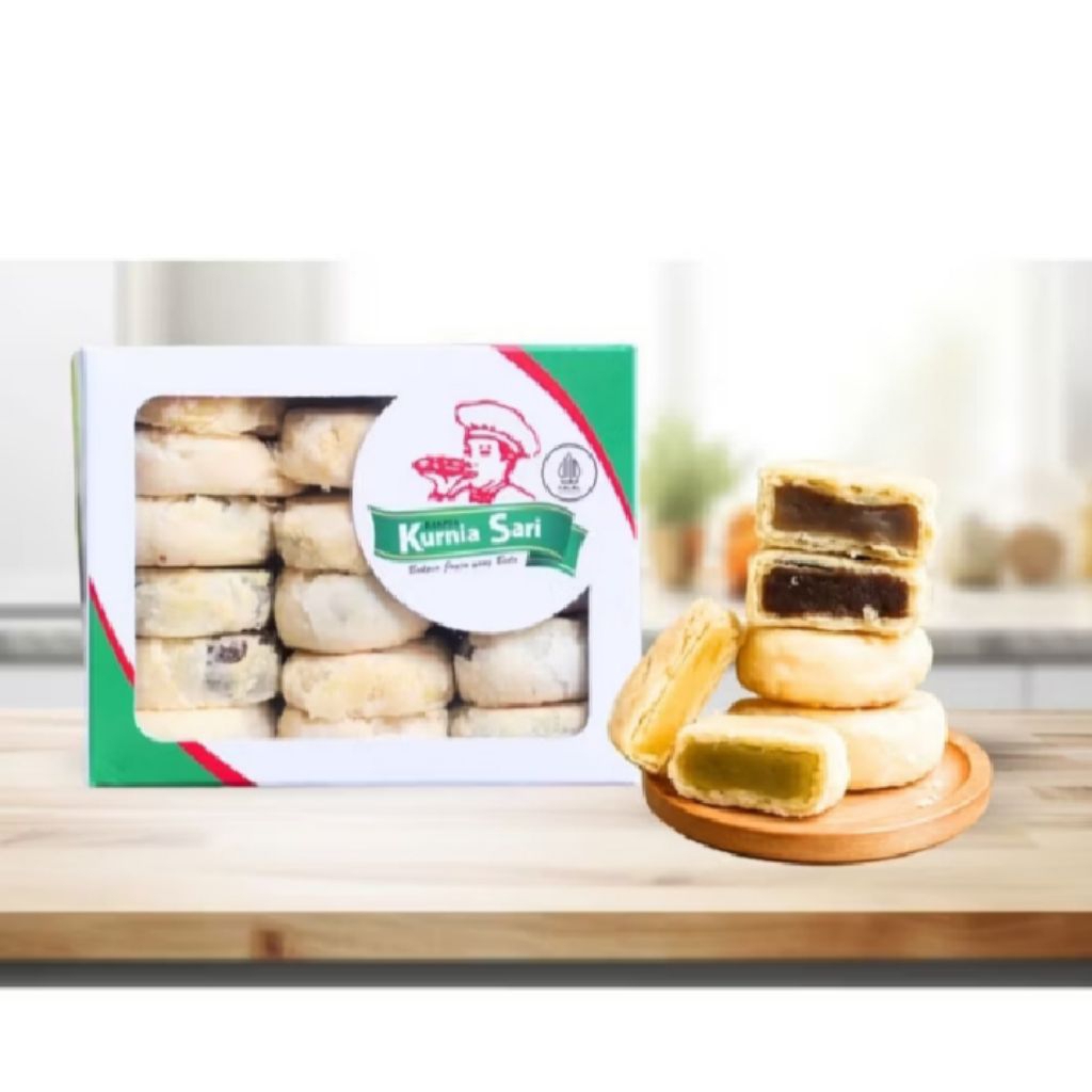

Bakpia Kurniasari Asli Mix 4 Rasa isi 16(Keju,susu,coklat,Kopi)