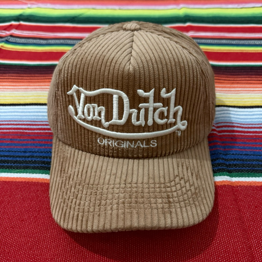 BASEBALL HAT - VON DUTCH - BROWN ORIGINAL