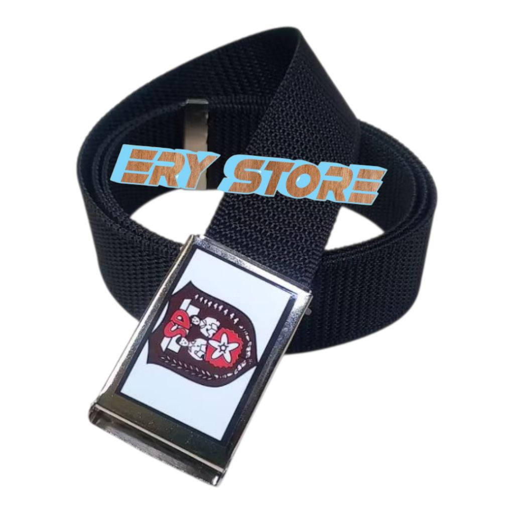 ikat pinggang sekolah  kepala gesper angkat