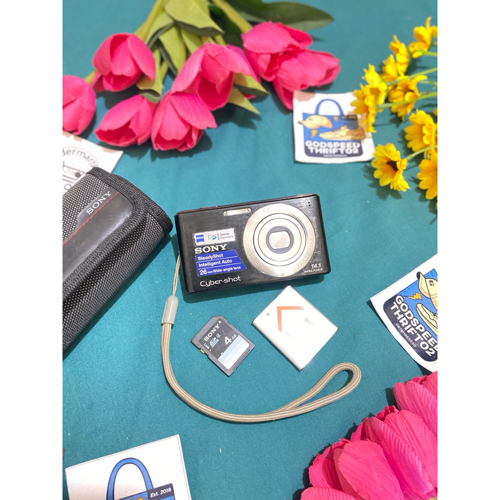 Camera Digital Sony CyberShot DSC-W530 Black / Silver series 14.1 MegaPixels 4x Optical Zoom