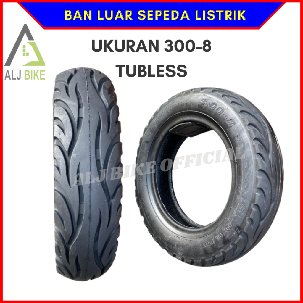BAN LUAR SEPEDA LISTRIK RODA 3 TIGA UKURAN 300-8