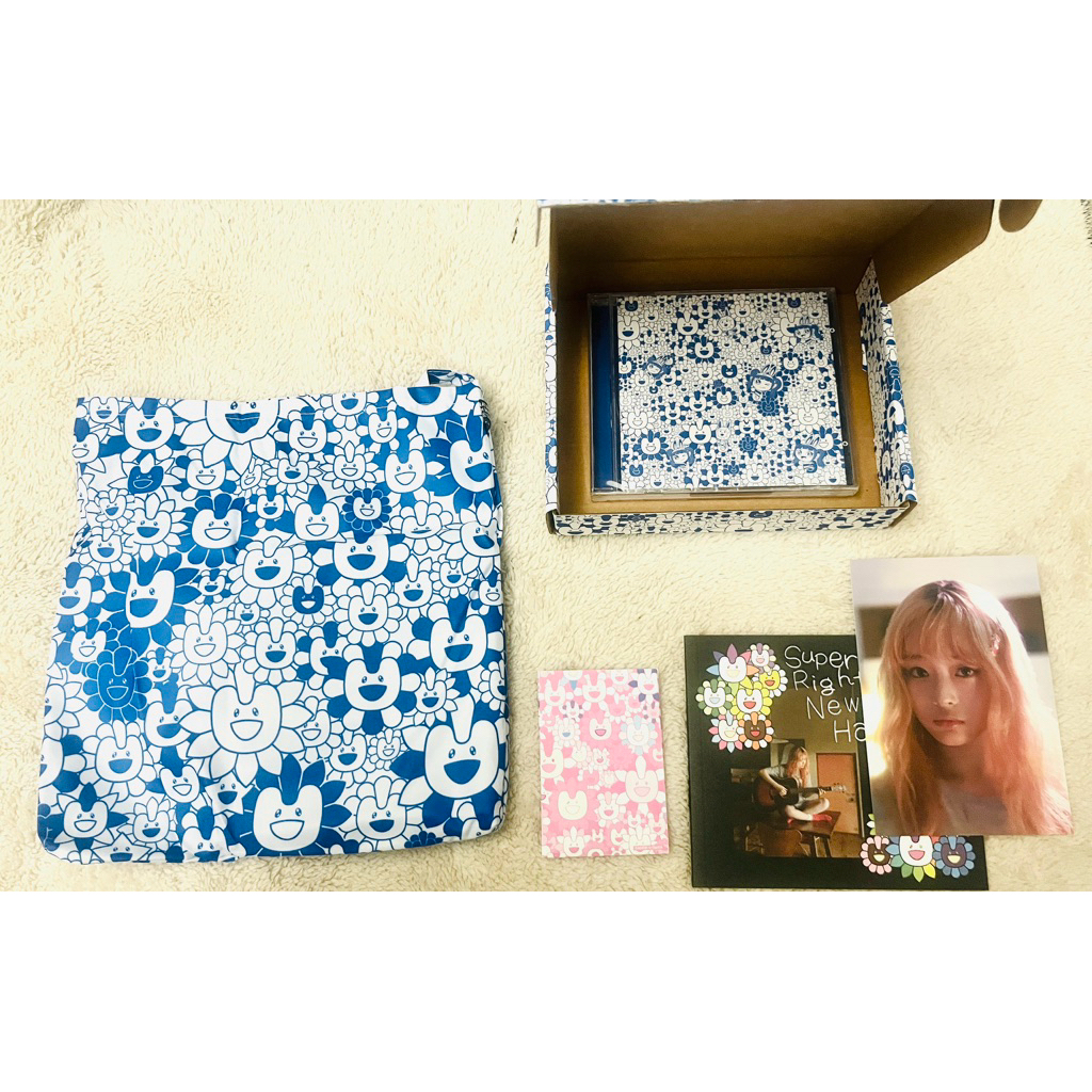 Supernatural New Jeans Newjeans Album NJ x Murakami Hanni Ver without bag tanpa tas Cross Bag Split 