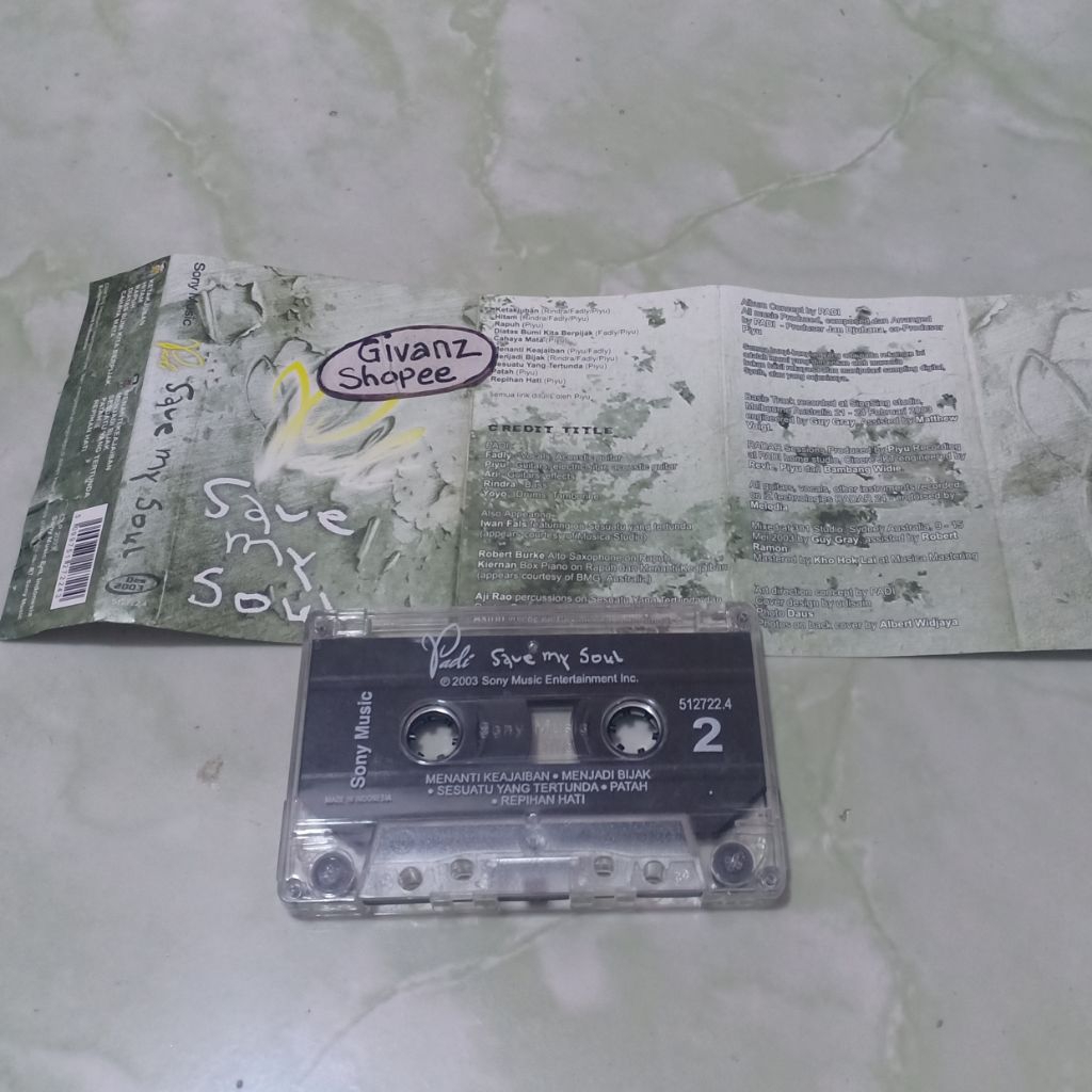 kaset pita PADI - Save My Soul