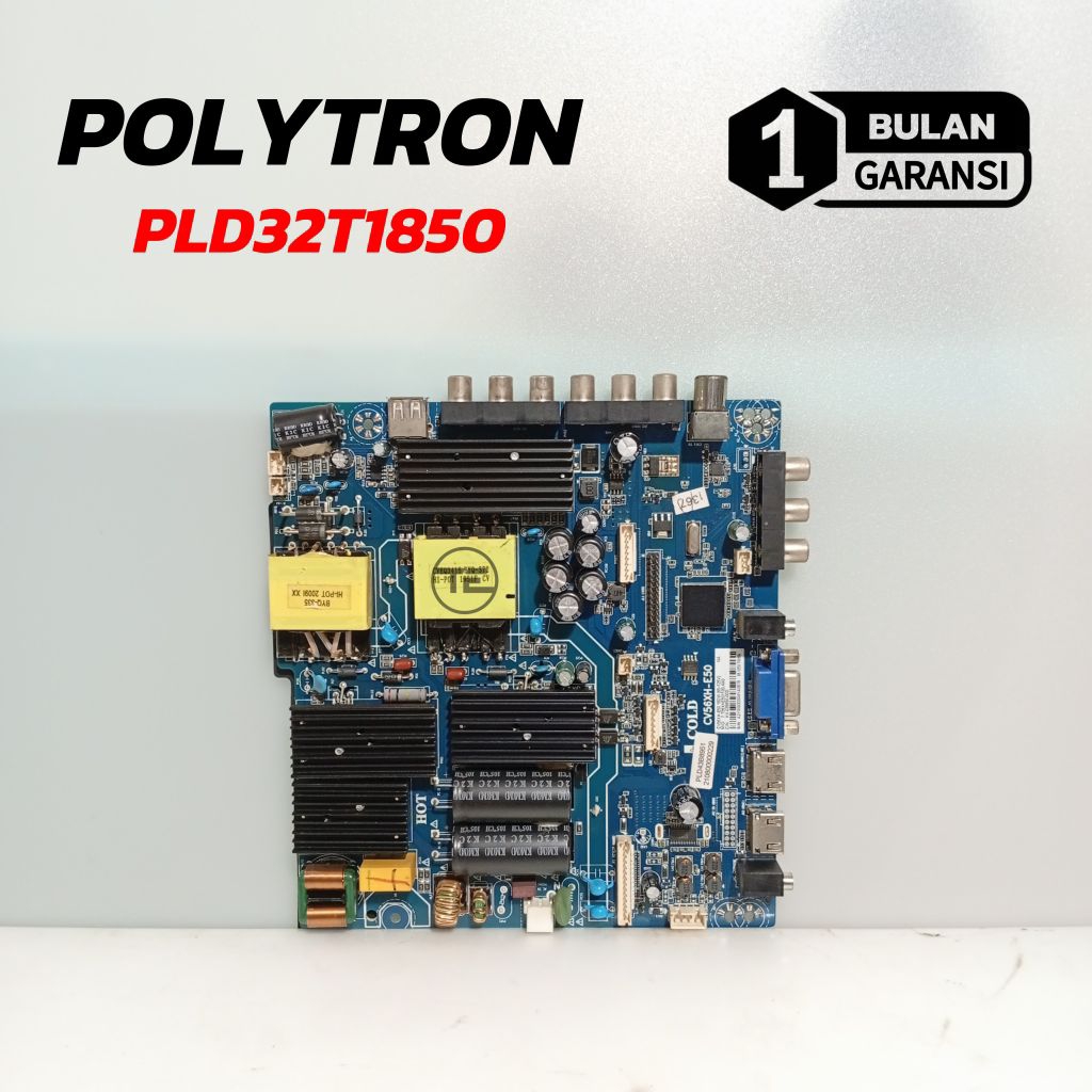 POLYTRON PLD32T1850 MAINBOARD PLD 32T1850 MESIN TV LED POLYTRON