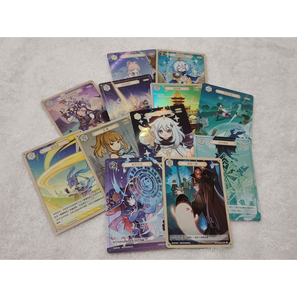 Genshin impact TGC event card