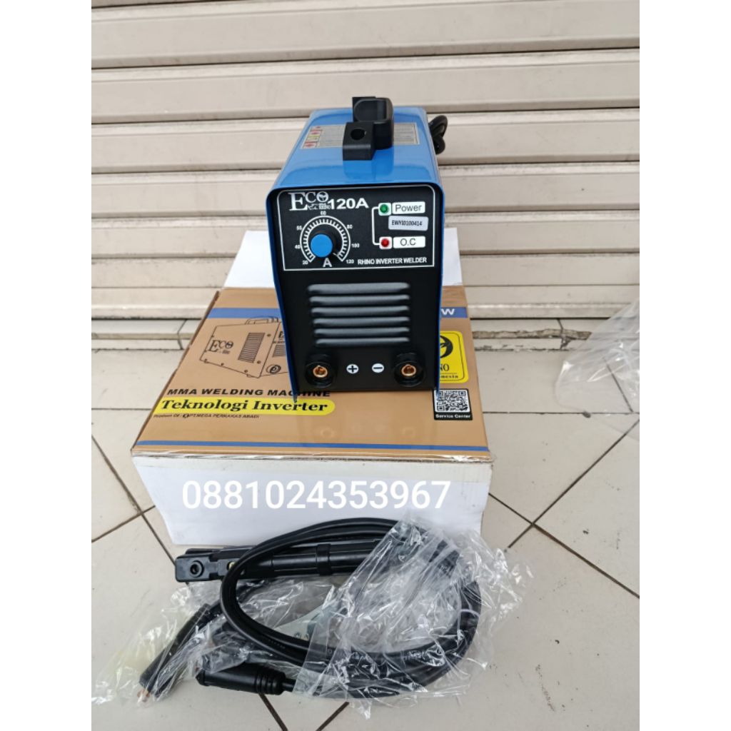 mesin las ECO by RHINO 120A 450 watt trapo las 450 watt