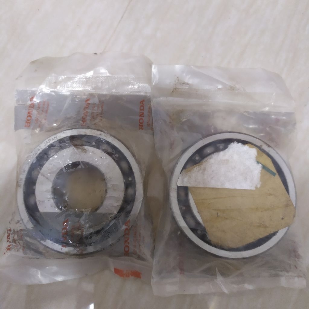 Bearing radial kruk as set Honda Tiger asli original