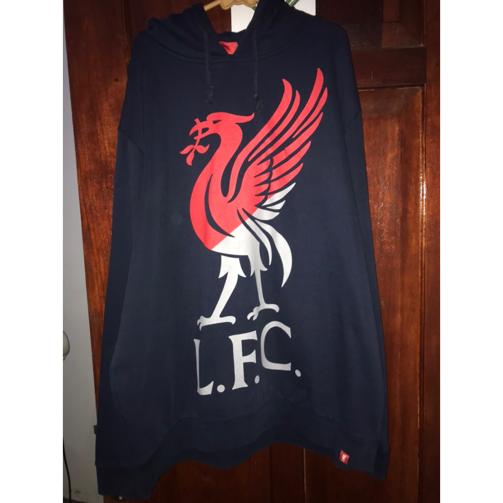 Hoodie Liverpool Original bonus gantungan kunci liverpool