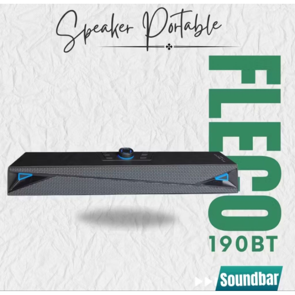 Speaker Bluetooth PC Komputer Laptop HP Fleco F-190BT Super Bass