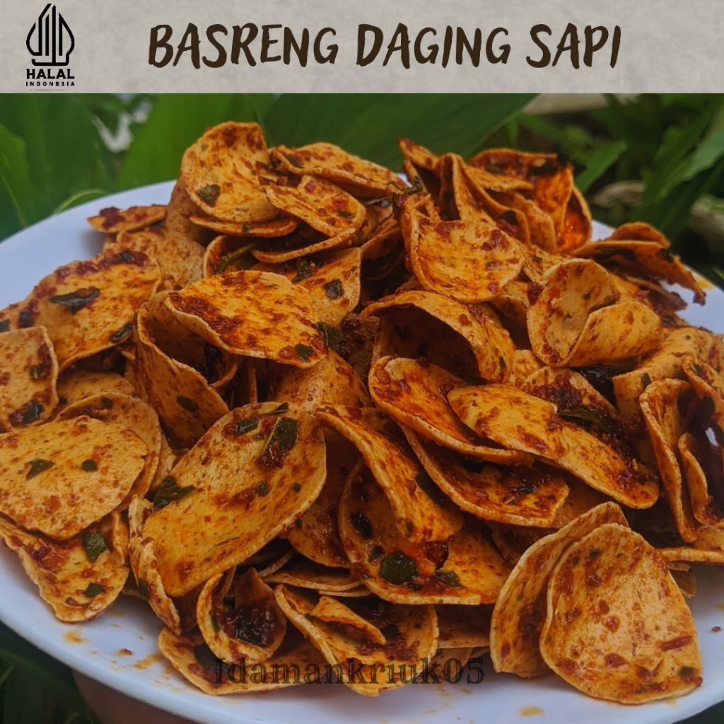 

KRIPIK BASRENG MURAH PEDAS DAUNJERUK/MANTAP/KRIUK/KEKINIAN