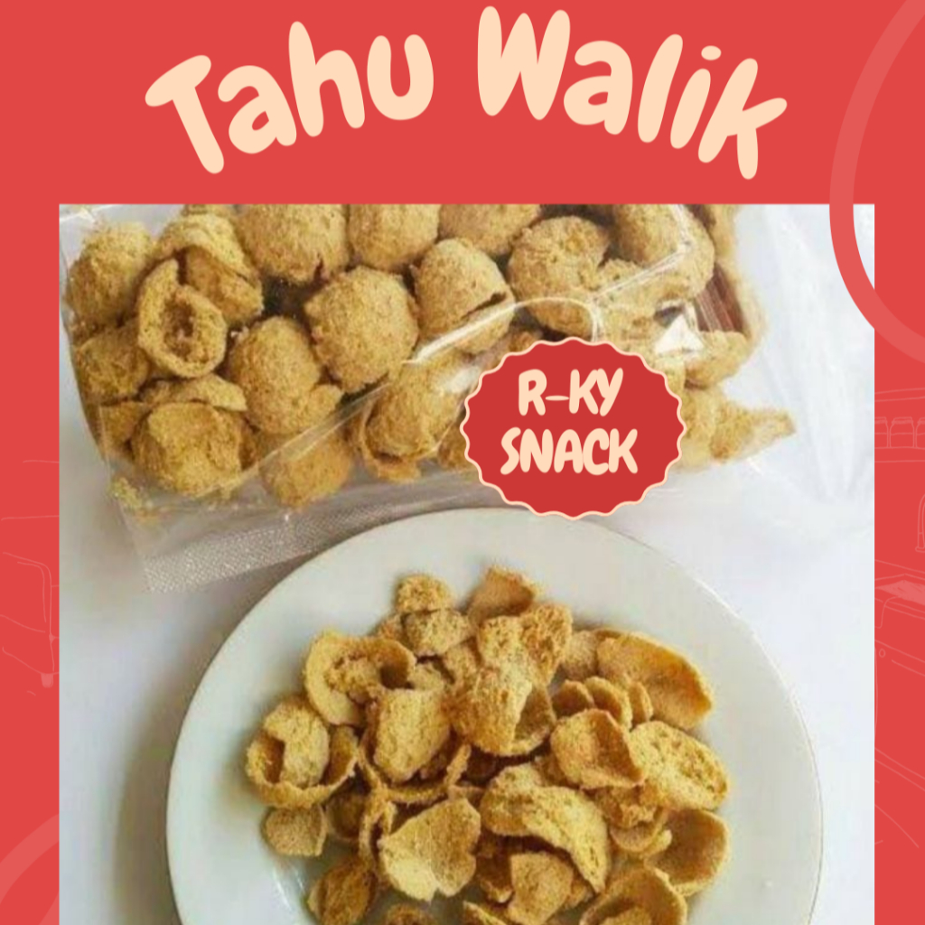 

KERUPUK TAHU WALIK CRISPY KEMASAN 250gram,500gram
