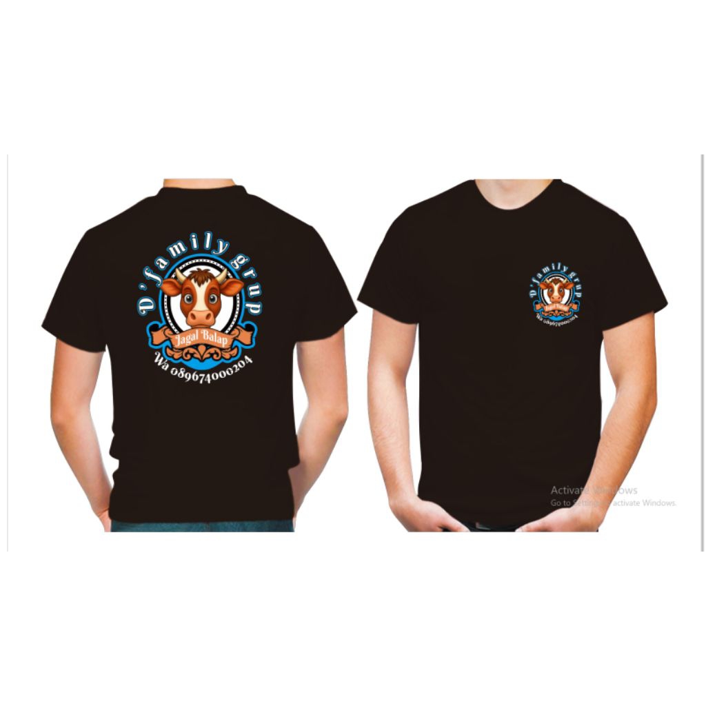 baju oblog+sablon dtf/costume desain sablon