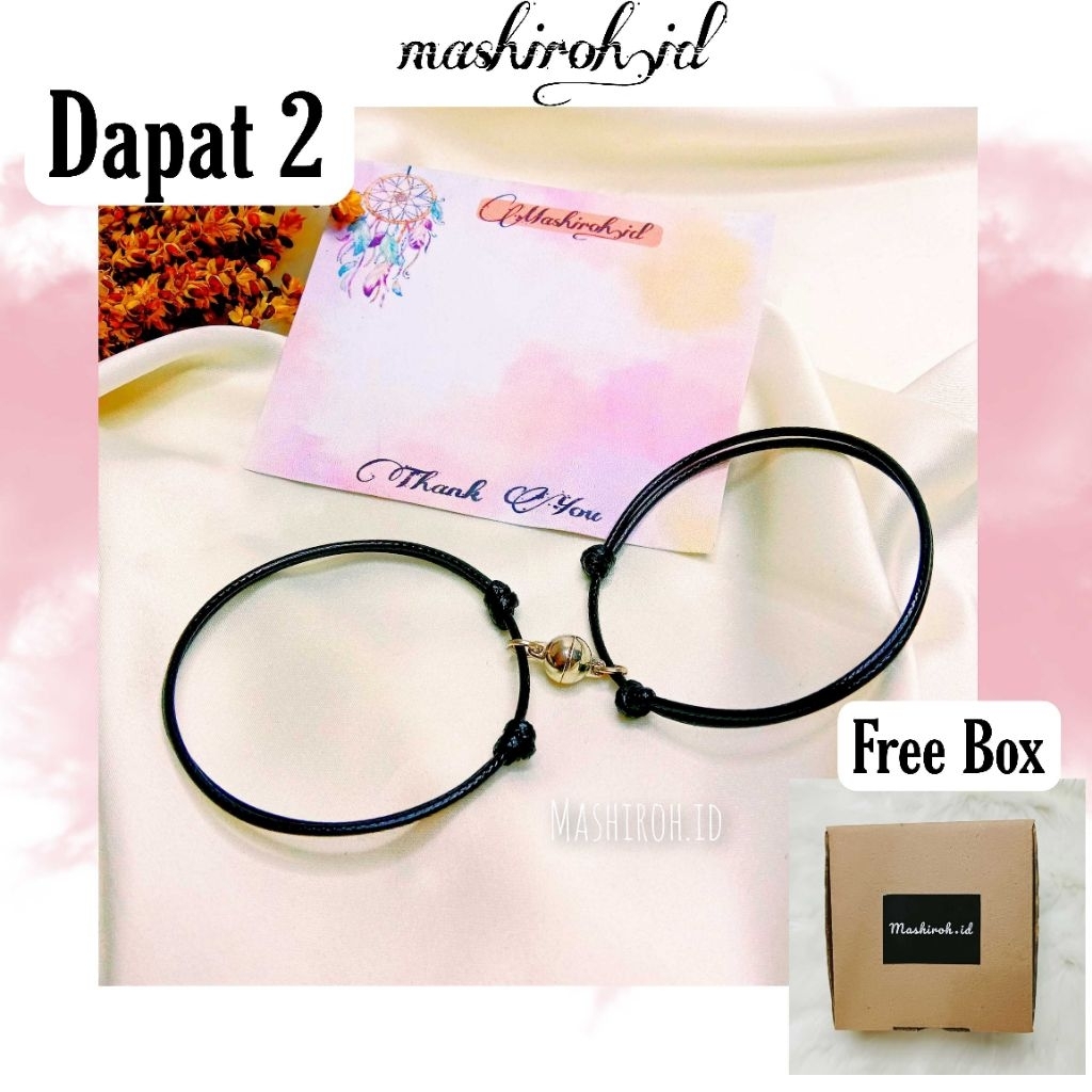 (COD)GELANG COUPLE MAGNET POLOS|GELANG COPLE|GELANG