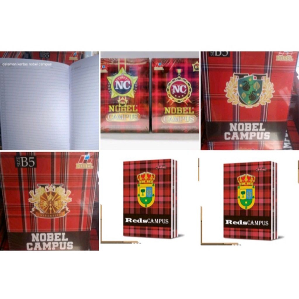 

buku reds campus dan BMC Campus 1 pak isi 10 buku 36 lembar
